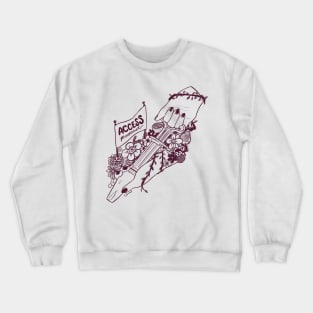 MVA Linework with ACCESS Logo Crewneck Sweatshirt